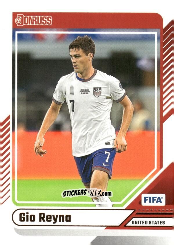 Figurina Gio Reyna - Donruss Soccer 2024-2025
 n. 14 - Panini