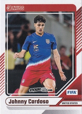 Sticker Johnny Cardoso - Donruss Soccer 2024-2025
 n. 8 - Panini