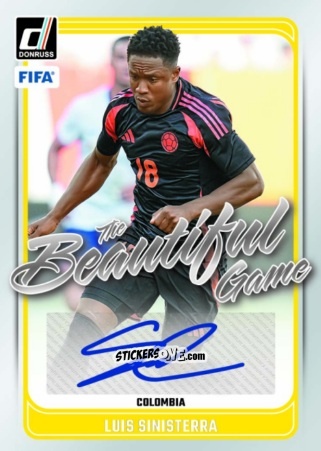 Sticker Luis Sinisterra - Donruss Soccer 2024-2025
 n. BGA27 - Panini