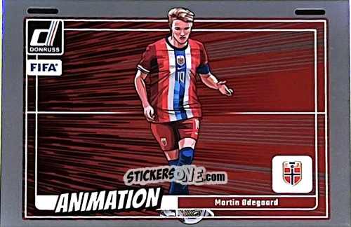 Sticker Martin Ødegaard - Donruss Soccer 2024-2025
 n. AN14 - Panini