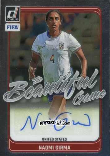 Sticker Naomi Girma - Donruss Soccer 2024-2025
 n. BGA13 - Panini