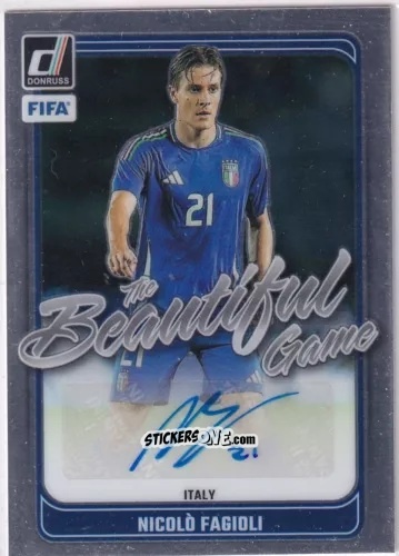 Sticker Nicolo Fagioli - Donruss Soccer 2024-2025
 n. BGA8 - Panini