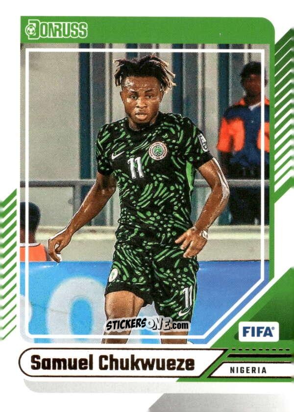 Figurina Samuel Chukwueze - Donruss Soccer 2024-2025
 n. 166 - Panini