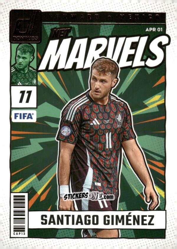 Sticker Santiago Gimenez - Donruss Soccer 2024-2025
 n. NM17 - Panini
