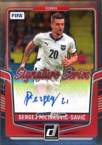 Sticker Sergej Milinkovic-Savic - Donruss Soccer 2024-2025
 n. SS7 - Panini