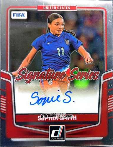 Cromo Sophia Smith - Donruss Soccer 2024-2025
 n. SS12 - Panini