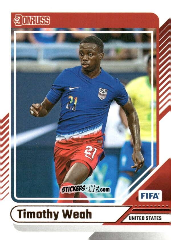 Cromo Timothy Weah - Donruss Soccer 2024-2025
 n. 7 - Panini