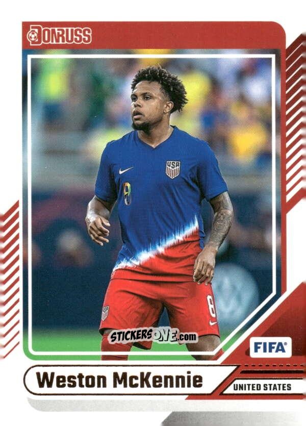 Figurina Weston McKennie - Donruss Soccer 2024-2025
 n. 12 - Panini