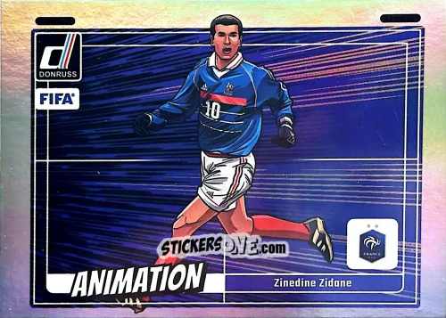 Figurina Zinedine Zidane - Donruss Soccer 2024-2025
 n. AN24 - Panini