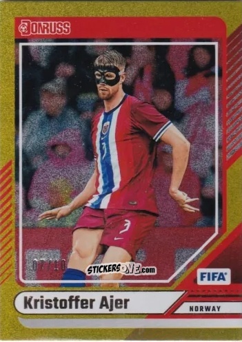 Sticker Kristoffer Ajer - Donruss Soccer 2024-2025
 n. 93 - Panini