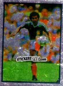 Figurina Hugo Sanchez - Mirror Soccer 1988 - Daily Mirror