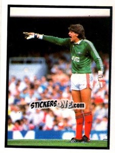 Sticker John Lukic - Mirror Soccer 1988 - Daily Mirror