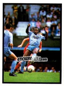 Sticker Cyrille Regis - Mirror Soccer 1988 - Daily Mirror