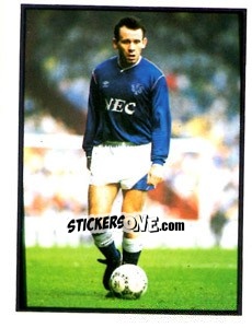 Sticker Peter Reid - Mirror Soccer 1988 - Daily Mirror