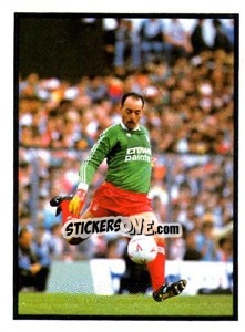 Sticker Bruce Grobbelaar - Mirror Soccer 1988 n. 87 - Daily Mirror