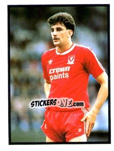 Sticker John Aldridge - Mirror Soccer 1988 - Daily Mirror