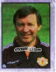 Sticker Alex Ferguson - Mirror Soccer 1988 - Daily Mirror