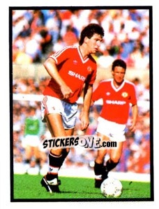 Sticker Norman Whiteside - Mirror Soccer 1988 - Daily Mirror
