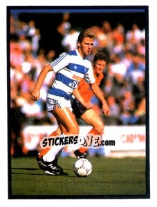 Sticker John Byrne - Mirror Soccer 1988 - Daily Mirror