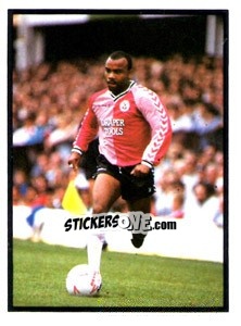 Sticker Danny Wallace - Mirror Soccer 1988 - Daily Mirror