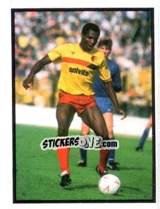Sticker Luther Blissett - Mirror Soccer 1988 - Daily Mirror