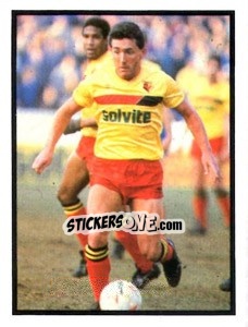 Figurina Wilf Rostron - Mirror Soccer 1988 n. 257 - Daily Mirror