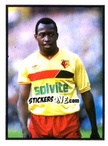Sticker Worrell Sterling - Mirror Soccer 1988 - Daily Mirror