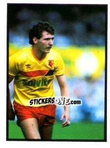 Sticker Trevor Senior - Mirror Soccer 1988 - Daily Mirror