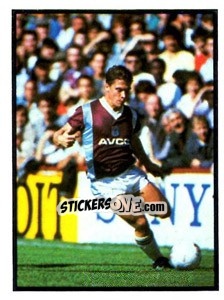 Sticker Tony Cottee - Mirror Soccer 1988 - Daily Mirror