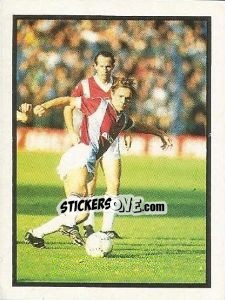 Sticker Kevin Keen - Mirror Soccer 1988 - Daily Mirror