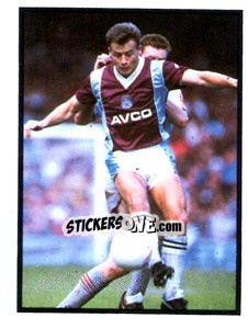 Sticker Mark Ward - Mirror Soccer 1988 - Daily Mirror