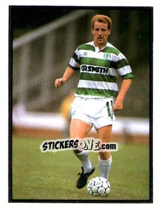 Sticker Tommy Burns - Mirror Soccer 1988 - Daily Mirror