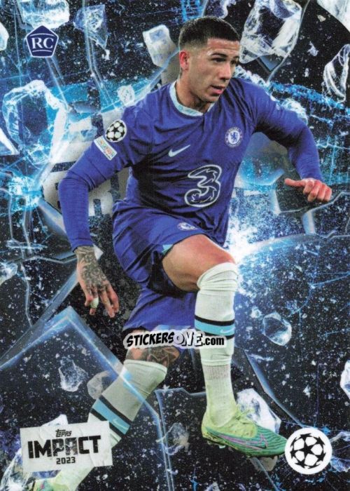 Figurina Enzo Fernandez - Impact UEFA Club Competitions 2022-2023
 n. 9 - Topps