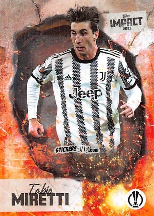Sticker Fabio Miretti - Impact UEFA Club Competitions 2022-2023
 n. 11 - Topps