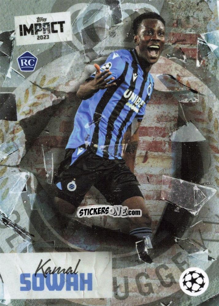 Figurina Kamal Sowah - Impact UEFA Club Competitions 2022-2023
 n. 22 - Topps
