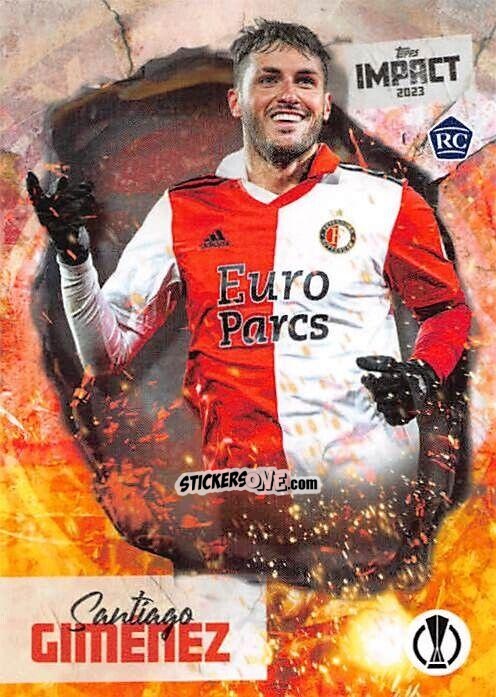 Figurina Santiago Giménez - Impact UEFA Club Competitions 2022-2023
 n. 40 - Topps