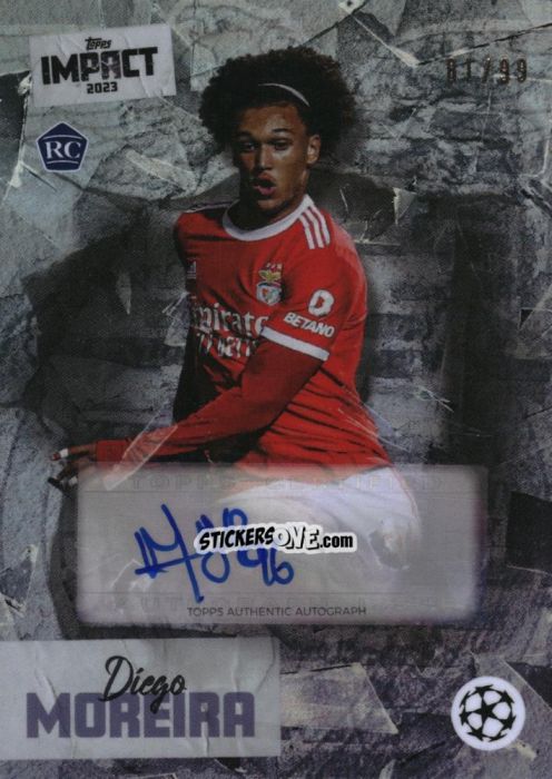 Sticker Diego Moreira - Impact UEFA Club Competitions 2022-2023
 n. A4 - Topps