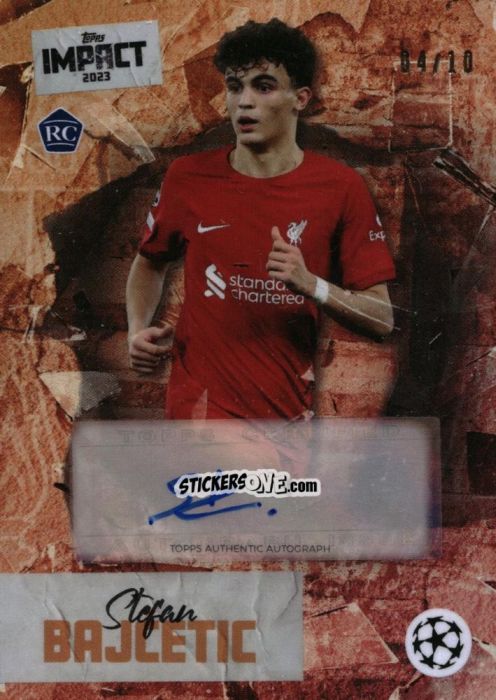 Cromo Stefan Bajčetić - Impact UEFA Club Competitions 2022-2023
 n. A19o - Topps
