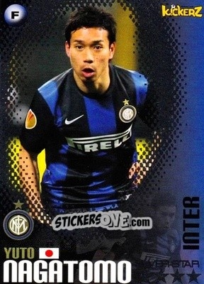 Sticker Yuto Nagatomo - Football Stars 2013-2014 n. 37 - Kickerz