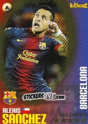 Sticker Alexis Sanchez - Football Stars 2013-2014 n. 38 - Kickerz