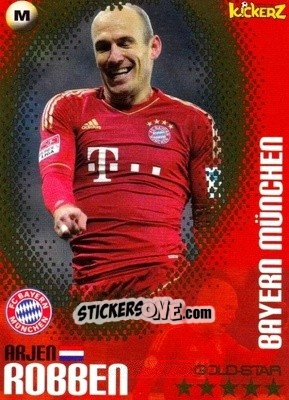 Sticker Arjen Robben - Football Stars 2013-2014 n. 40 - Kickerz