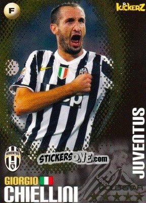 Sticker Giorgio Chiellini - Football Stars 2013-2014 n. 44 - Kickerz