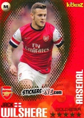 Sticker Jack Wilshere - Football Stars 2013-2014 n. 45 - Kickerz