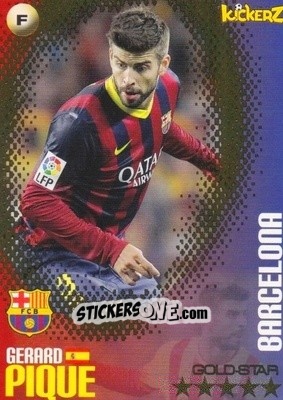 Sticker Gerard Piqué - Football Stars 2013-2014 n. 71 - Kickerz