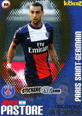 Sticker Javier Pastore - Football Stars 2013-2014 n. 72 - Kickerz