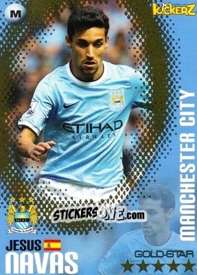 Sticker Jesus Navas - Football Stars 2013-2014 n. 73 - Kickerz