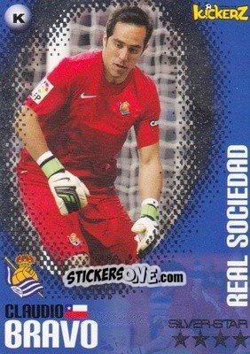 Sticker Claudio Bravo - Football Stars 2013-2014 n. 79 - Kickerz