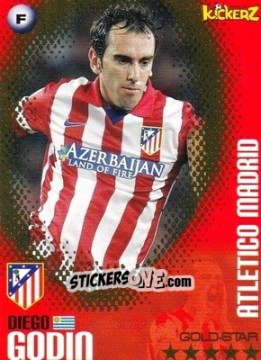 Sticker Diego Godin - Football Stars 2013-2014 n. 86 - Kickerz