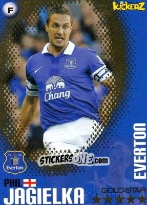 Sticker Phil Jagielka - Football Stars 2013-2014 n. 101 - Kickerz