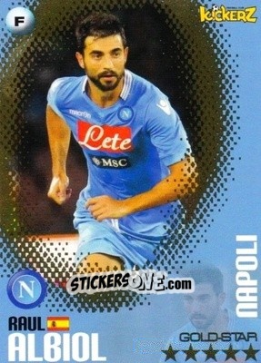 Sticker Raul Albiol - Football Stars 2013-2014 n. 102 - Kickerz